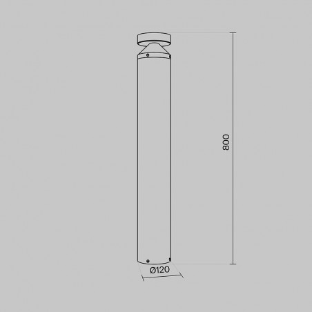 Outdoor LED Bollard Lamp Olten 80 (12W)