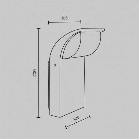 Outdoor LED Wall Lamp Stock (12W)