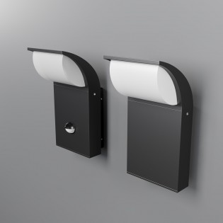 LED outdoor wall lamp with sensor Stock (12W)