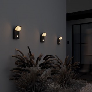 LED outdoor wall lamp with sensor Stock (12W)