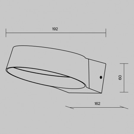Aplique de pared de exterior LED Share (12W)