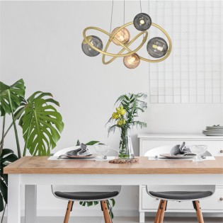 Lámpara colgante Arlon (5 luces)