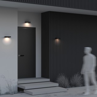 LED solar wall light with motion sensor Pir (2W)
