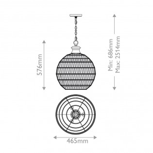 Ceiling lamp Casablanca