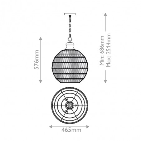 Ceiling lamp Casablanca