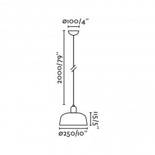 Ceiling Lamp Tatawin M Steel