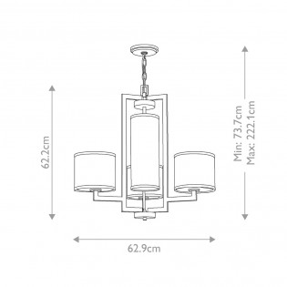 Ceiling lamp Hampton (4 lights)