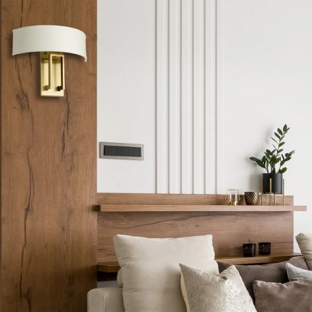 Aplique de pared Hampton (2 luces)