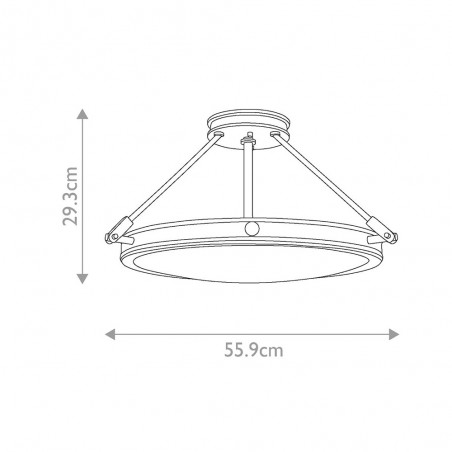 Flush light Collier M