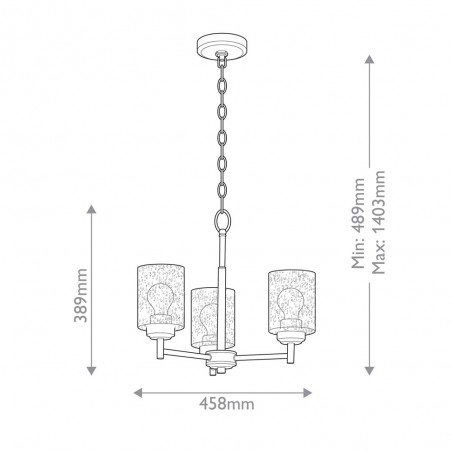 Pendant lamp Winslow (3 lights)