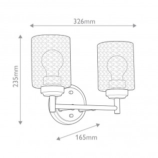 Wall lamp Winslow (2 lights)