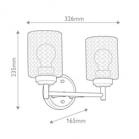 Wall lamp Winslow (2 lights)