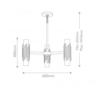 Pendant lamp Marvele (6 lights)