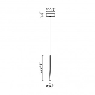 Lámpara colgante LED Diana 40 (6W)