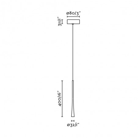 LED Pendant Lamp Diana 40 (6W)