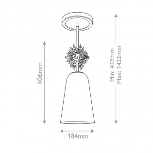 Pendant lamp Staring