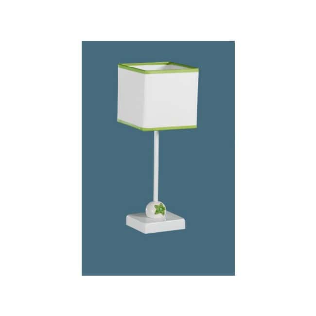 Children table lamp Star green