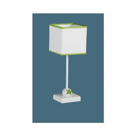 Kindertischlampe Grüner Stern