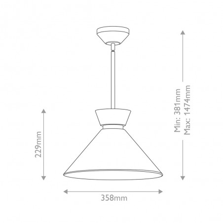 Ceiling lamp Halston