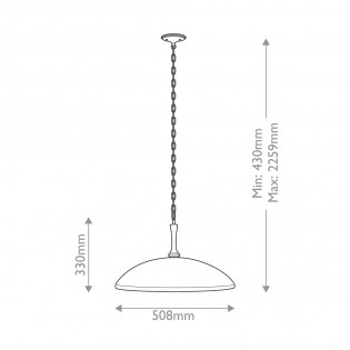 Pendant lamp Delarosa