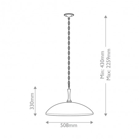 Pendant lamp Delarosa