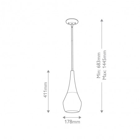 Pendant lamp Deela