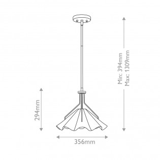 Pendant lamp Mejia