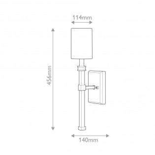 Aplique de pared Moore