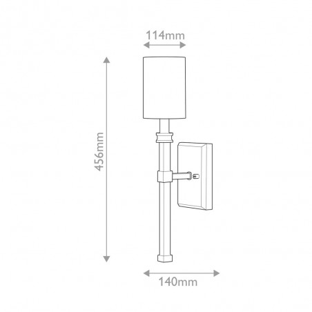 Aplique de pared Moore