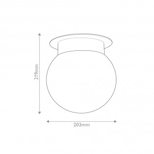 Flush light Albers G