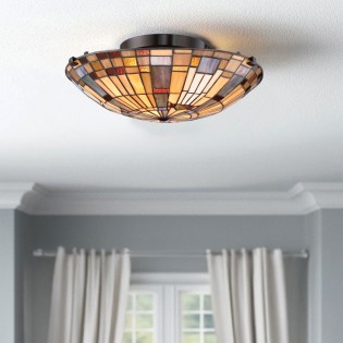 Flush light Inglenook Tiffany