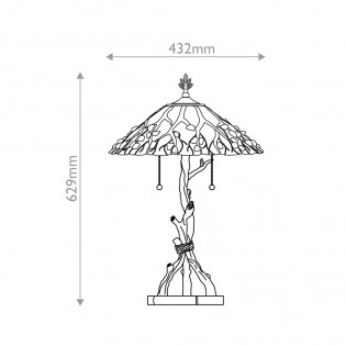 Table lamp Whispering Tiffany