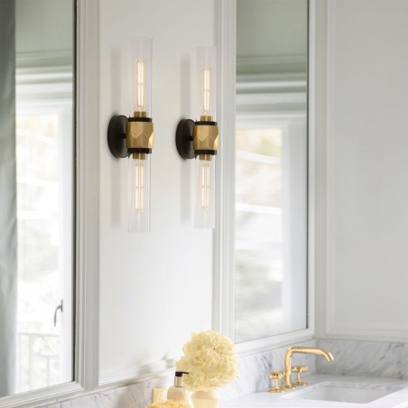 Aplique de pared para baños Ellison (2 luces)