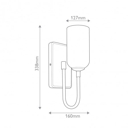 Wall lamp for bathrooms Solia
