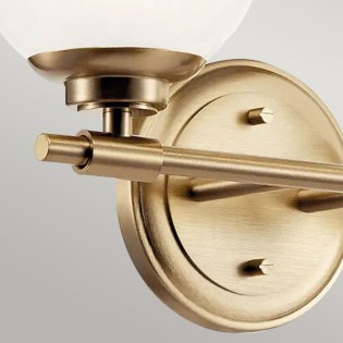 Aplique de pared para baños Benno (2 luces)
