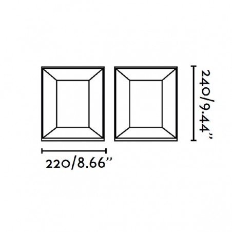 Pedestal Outside LED MILA (18W)
