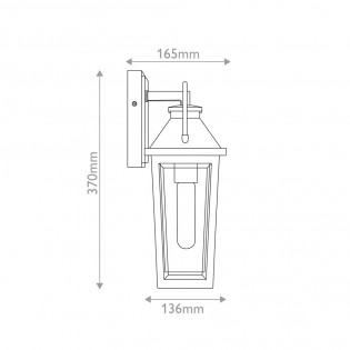 Outdoor wall lamp Buckley S