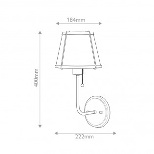 Wall lamp Clarke II