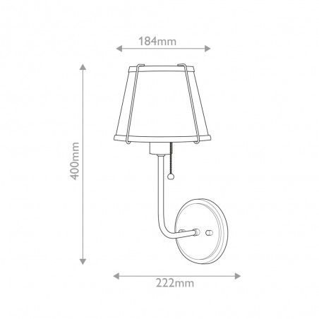 Wall lamp Clarke II