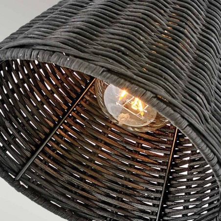 Wall lamp Rattán Arti Black