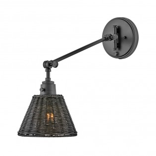 Wall lamp Rattán Arti Black