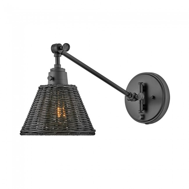 Wall lamp Rattán Arti Black