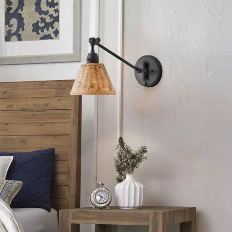 Wall lamp Rattán