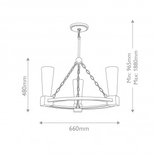 Ceiling lamp Kristy (3 lights)