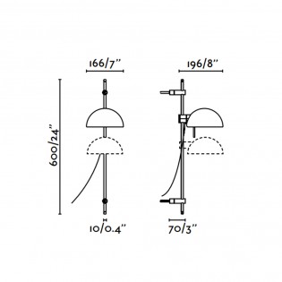 Wall lamp Matilda Movil