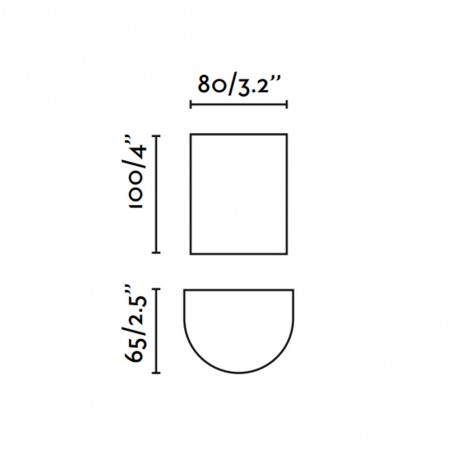 Wall lamp Sole Liso