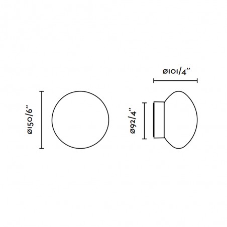 Wall lamp LED for bathrooms Nubo (9.7W)