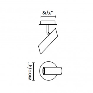 Ceiling spotlight LED Leo (3.5W)