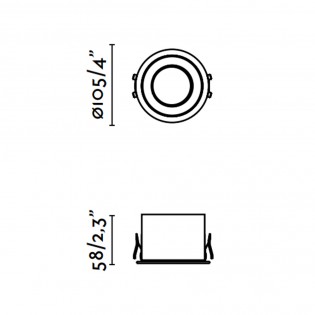 Recessed Ceiling Light LED Dop (15W)