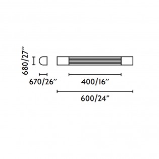 LED wall light for bathrooms Kiva (10W)